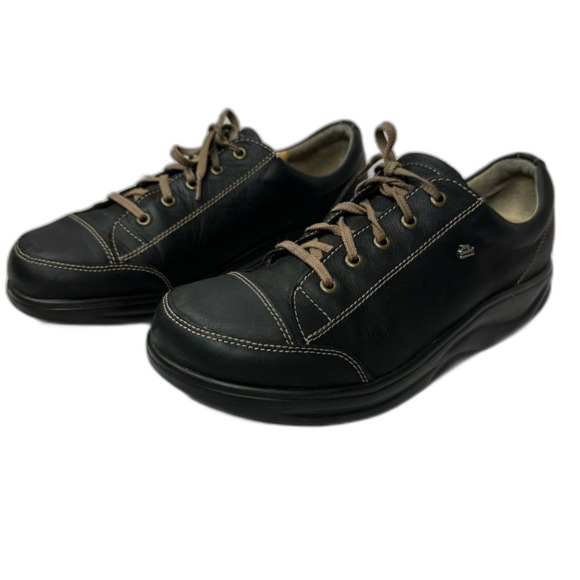 Finn Comfort Ikebukuro Lace Up Leather Shoes - Made in Germany - Women Size 6.5 - Picture 1 of 9